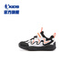 Jordan boys running shoes children's spring and autumn sports shoes baby buckle children's shoes black/Jordan white 26
