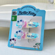 语森忆hello kitty发夹正版hellokitty夏日奶蓝色发饰少女刘海夹发抓鲨 12625对夹