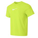 Nike (Nike) Herren Sportset 25 Sommer Neuer modischer doppelter Druck atmungsaktives Kurzarm T-Shirt Lose Hosen zweiteilige HV4882-389+FB7498-010 S