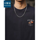 
Shirushi's new summer youth short-sleeved T-shirt for men's Japanese retro round neck base shirt trendy and versatile men's T-shirt 1506 dark green heavy 260g M 100-120Jin [Jin equals 0.5kg]