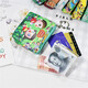Nezha ao bing lindo dibujos animados mini billetera de monedas con cremallera bolso de monedas bolsas para niños bolsas para estudiantes de regalo creativo