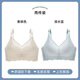 莫代尔内衣女大胸显小聚拢收副乳夏季薄款舒适无钢圈防下垂2025新款文胸 香槟色+清水蓝 L 38 /85BC