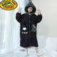 G.DUCKKIDS儿童睡袍男童冬季珊瑚绒加厚保暖卡通连帽长款睡衣男孩法兰绒浴袍 6636 均码 14码(建议身高125-135cm)