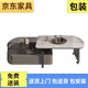 
Rock slab tea table modern simple living room home coffee table small apartment rotating Italian rock slab tea table TV cabinet 14070 Fish belly white rotating tea table 100 real rock slab