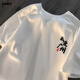 He Hui I Love Guangzhou T-shirt China Guangdong Youth Short Sleeve I LOVE GZ Clothes City Place Name Cultural Shirt White 4882 Guangdong Youth S (80-90Jin[Jin equals 0.5 kg])[Pure Cotton]