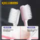 RAOYI soft-bristle gum protection toothbrush, soft-bristled gum protection toothbrush, soft-bristled portable toothbrush for adults, travel toothbrush box, Macaron gum protection 4 pieces, total 8 pieces in hand