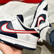 Nike (NIKE) DunkLow low-top white and blue men's and women's retro casual board shoes DZ2780-100 official authentic white and red DD1391-600 spot 41