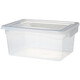 Boîte de maintien en plastique épaissis en plastique Étiquette d'insert transparent étiquette de cuisine commerciale Réfrigérateur alimentaire Boîte de rangement rectangulaire 9926 épaissis 37 * 26 * 17cm