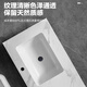 箭牌（ARROW）岩板台面台下盆半嵌入式单盆陶瓷柜盆池卫生间洗漱洗脸洗手盆 B0款60*50CM[岩板+盆]到手价679