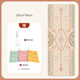 
Meloga Yoga Shop Shop Ultra-thin Machine Washable Foldable Rubber Yoga Mat Traveling Dirt-Seating Fitness Mat Embrace