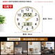 Zhong Xiaobai wall clock living room clock 2025 new perpetual calendar quartz clock wall clock free punch temperature and humidity household watch