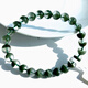 Pulsera de fantasma verde natural de color de ciervo Cornucopia Hombres y mujeres CRISTAL CON BLOJAS SOLITAS 108 Multi-círculo Pulsera de montaña de mil capas 0505 5 mm Green Ghost