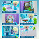 Elsa Prinzessin Frozen Toys Kitchen Make -up spielen Haus kleines Mädchen Kindergeburtstagsgeschenk Neujahr echte autorisierte Renngeschichte McQueen Backpack Doppel