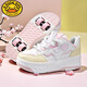 G.Duck Kids2025 Sacios de Rampage Rampage New Children Camas de cuatro ruedas Sneakers 'Double Wheels Skates puede caminar y Remollos Pink Four de 9930 REDETES DETRATEDES 29 Código estándar