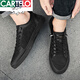 Cartelo Herrenschuhe atmungsaktive Eisseide Weiche Sohle trendy und vielseitige Sommer-Leinwandschuhe Herren Sommer Freizeitbrettschuhe Neues Produkt White-6624d 40 Standard Sportschuhgröße