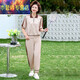 Kuzhang (Kuzhang) Mutter Mode Mode Top Zwei-teiliger Sommer-Kurzarm-T-Shirt Sportswear Mode Mother Summer Anzugset 1391-Gly860 Green 10xL XL Empfohlen 105jin [Jin gleich 0,5 kg]