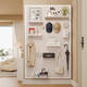 Yonghuan Cave Board Wall Shelf Customized Wall Display Rack Display Rack Wandlager Rack mit Rahmen verdickte 12040 cm-weißes Geschenk