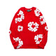 Rongxitu sudadera estampada europea y estadounidense Y2K Hip Hop Street Men and Women Llover 3294 Pink M