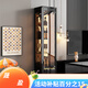 桓保老树意式极简双门玻璃酒柜烤漆靠墙展示柜客厅储物柜轻奢简约餐边柜 1098#1.4米长