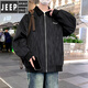 JEEP SPIRIT jacket men's spring and autumn 2025 new jacket thin tops for teenagers casual workwear jacket K15832 white gray M