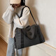 Neue koreanische Version Einfache und modische Fitnessstudio -Tasche für Männer Crossbody Tasche Kurzreisetasche Mädchen große Kapazität Leichtes Duffel Bag Pink Durchschnittsgröße