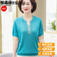 Goldlion Light Luxury New Style Mother Summer Trind Рубашка средних лет Женщины летние костюмы с короткими рукавами среднего возраста и пожилые модные ночные рубашки 9756 Orange M Рекомендуется 80-95JIN [JIN равно 0,5 кг]