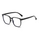 
Anti-blue light color change gray myopia glasses frame female internet celebrity high-value square frame non-face glasses frame KX15927 glasses box + glasses cloth Non-size flat glasses