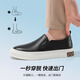Sept chaussures en cuir Wolf pour hommes en été, haricots en cuir authentiques légers et respirant des chaussures de planche décontractées d'un pied couches à orteil semelles épaisses