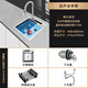 胖东来品质超声波水槽洗碗机多功能智能净洗机厨房一体不锈钢清洗 黑金刚超声波+净化双槽12048数
