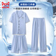 Catman (Miiow) Sommer Herren dreiköpfiger Pyjamas Ice Seide Kurzärärmelhose Nachahmung Seide 2025 Neue Heimkleidung Herren Sommer 14903+K15903 L