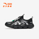 ANTA Children's Sandals Men's Big Children's Shoes 2025 Summer New Outdoor River Tracing Shoes Baotou Sports Hole Beach Shoes Classic Black-4 35