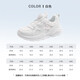 Warrior (Warrior) White Shoes Children's Sports Shoes Casual Shoes Boys and Girls Dad Shoes WZ(CL)-0679 White 36
