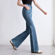 Baitu Betu Women's Clothing 2025 Summer NUEVO Jeans Jeans vaso de vaso Campaña Pantalones de algodón de algodón