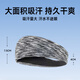 Xulin German sports hairband men sweat-absorbing headband wearing anti-sweat sweat-induced headband running badminton fitness ice-sensing quick drying black [one pack] ice silk quick drying breathable and high elastic