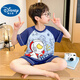 
Disney baby new girls pajamas summer short-sleeved cartoon thin children girl boy cute home suit medium big children YR-short round-6630 color-inserted dormitory 170 10 yards recommended height 105-115CM