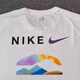 
NIKE (Nike) authentic summer new men's sports and casual loose printed round neck short-sleeved T-shirt HF6172 HF6172-133 beige XL