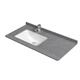 Jiumuwangyan slab countertop ceramic basin semi-embedded single basin bathroom face wash basin 12047cm countertop + basin_[]