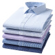 
LEE KIDS Spring and Autumn New Cotton Long Sleeve Shirt Men's Business Formal Clothes Non-scalding Anti-Wrinkle Multi-Color Workwear Striped Inch Clothes Men 6629 42