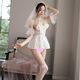 Neuer Stil von sexy Hochzeitskleid War Anzug weiß Hochzeit Pyjamas Braut sexy Versuchung von Schulter reine geile kleine Brüste emotional transparent Charm Schwarzer Anzug + 9756+ Modell Socken Durchschnitts Größe 80-120jin [Jin gleich 0,5 kg]