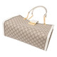 Guccipadlock Serie GG Bolso de hombro para mujeres Bagige/Ebony White Edge 479197KHNKG9761