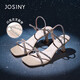 Zhuosini Fashion Sandals 2025 Été Nouveau talons polyvalents pour femmes STALLES HAUTE