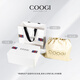 Coogi [New Product] Bag Damen Vielseitiger Ketten -Pendler -Umhängetasche Crossbody Body Leichte Luxus Handheld Small Square Bag Pink_ (Standard mit einem Schultergurt)