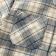 DAVE&BELLA children's shirt autumn and winter new boys' plaid shirt baby boy's velvet coat children's long-sleeved top blue and gray plaid in stock 120 cm (recommended height 110-120cm)