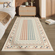 Pixel Carpet Chambre de chevet Tapis de chevet French Retro Rétro Chambre de salle de bain Non-Care Salon Sanonoferfing Padfing épaissis des tapis de plancher antidérapant Double ombre-12347 140cm * 200cm