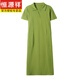 Hengyuanxiang Polo Sece Pless Pure Cotton's Jomen's Lomen's Lummer Lymer Lymer Logne Doful Deal Casual Crable Slim Fashionable Skirt Funt Green 9859 Модель 2XL 130-140JIN [JIN равно 0,5 кг]