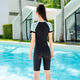 
Xtep Children's Swimsuit 2025 New Conservative Slim One-piece Girls and Teenagers Students' Swimming Pool Special Training Swimsuit + PU Swimming Cap + Large Frame Swimming Goggles 150 [Suggested weight 50-65 Jin [Jin equals 0.5 kg]]