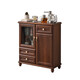 Armoire de bar à thé 2024 Nouvelle maison chinois en bois massif entièrement automatique distributeur d'eau intelligente avec désinfection armoire intégrée 9902 moderne luxe léger chaud