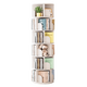 Quanpinwu rotating bookshelf floor-to-ceiling all-in-one wall storage rack simple storage children's living room picture book cabinet