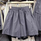 
Cotton-Zhiyi Ice Silk Quick-Drying Workwear Wide-Level Casual Shorts for Women in Summer Thin 2025 New Small Slim Clipper Pants 320 Gray [High Quality 18.5] L 100-115Jin [Jin equals 0.5 kg]