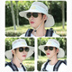 Victoria Traveler Fisherman Hat Summer Sun Hat Sun Protection Hat Men's Cycling Hat Outdoor Breathable Mountaineering Fishing Sun Hat